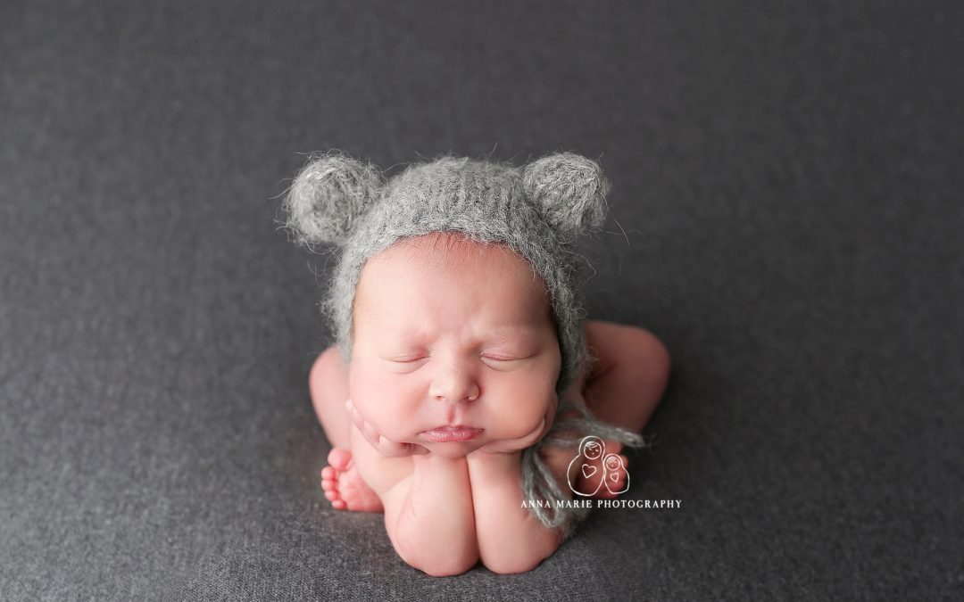 Newborn Photographer Lees Summit | Archer in the studio