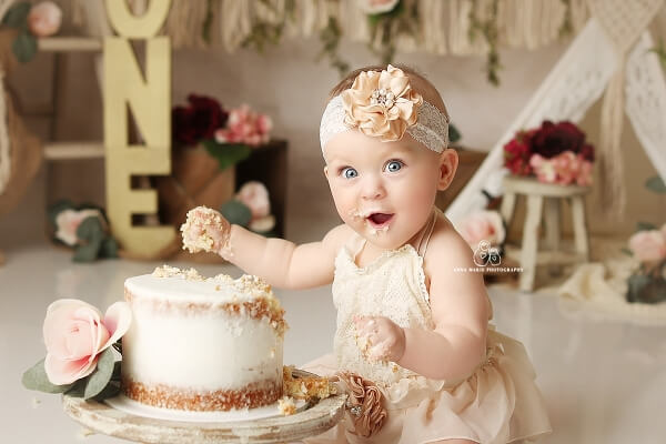 Blue Springs Cake Smash Photos | Harper is One