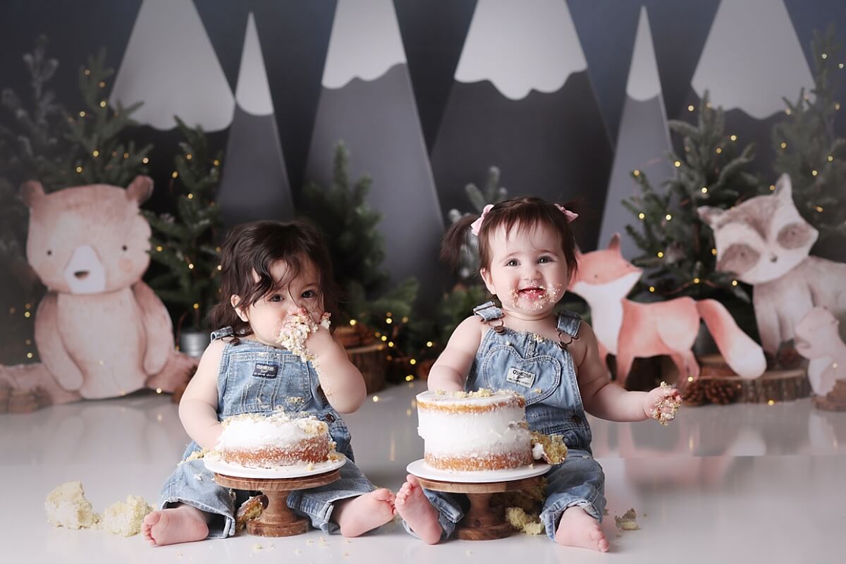 Overland Park Cake Smash Pictures | Twin Smash