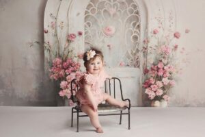 best baby portrait studio Kansas City, milestone photoshoot near me Overland Park