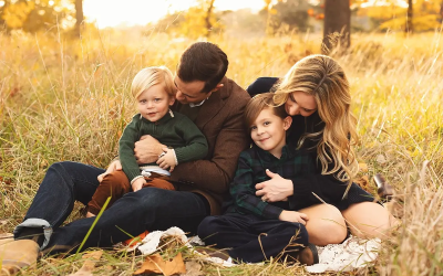 Kansas city fall family photography-golden hour,real connection, holiday card ready | Family Photographer Kansas City